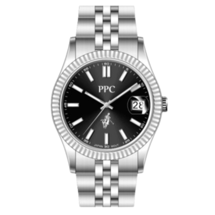 Paris Polo Club PPC-EE01-SL-BK Analog Men Watch